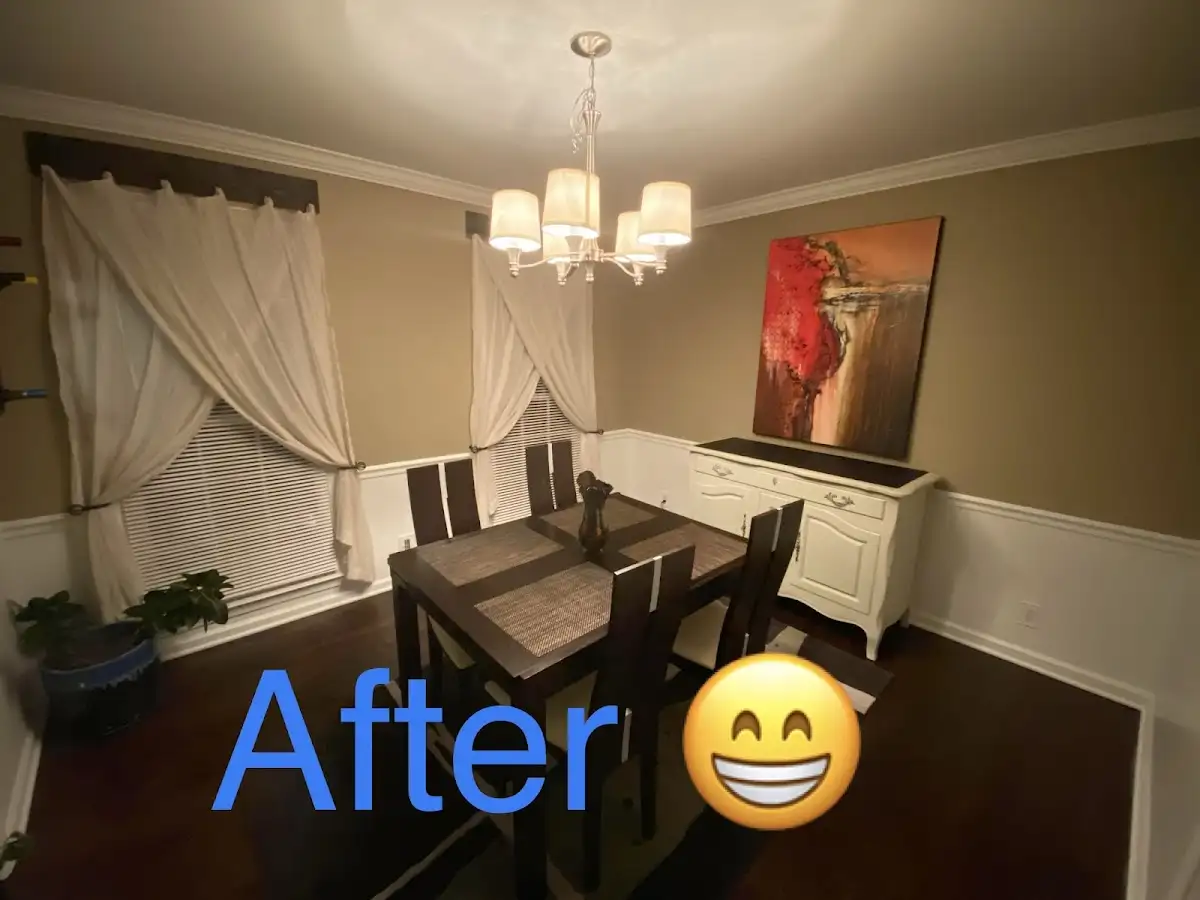 Professional dining room restoration after water damage in Warrenton
