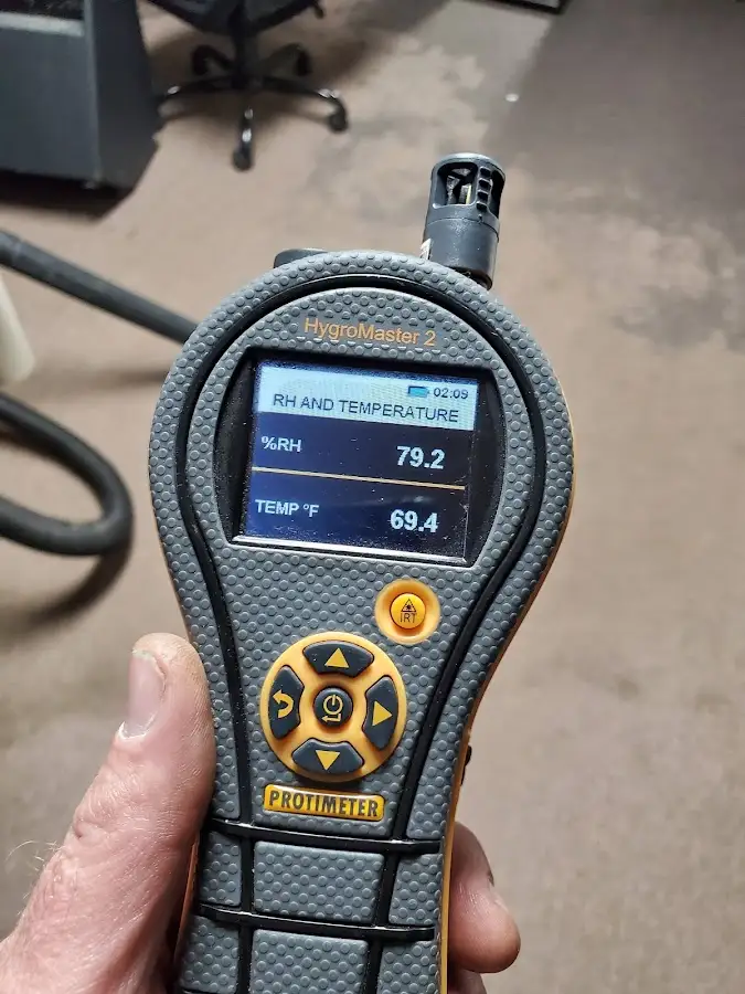 Moisture meter humidity assessment for Fire & Smoke Damage Restoration in Warrenton